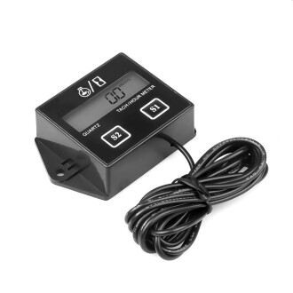 DT1112 Dijital 2 Zamanlı Motor Takometre Saat Ölçer Rpm - 2