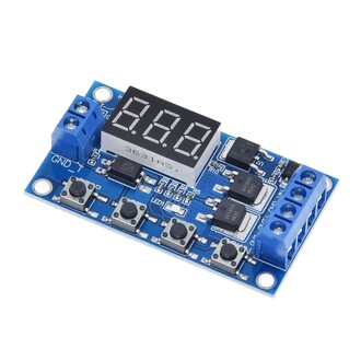 Aek-Tech - Dual MOS 12 24V Zaman Ayarlı Geciktirmeli LED Ekran Zaman Rölesi