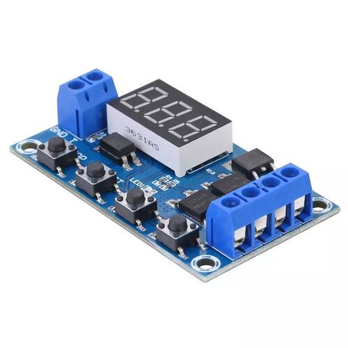 Dual MOS 12 24V Zaman Ayarlı Geciktirmeli LED Ekran Zaman Rölesi