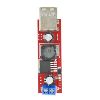 Dual USB Soket Output 9V/12V/24V/36V to 5VDC-DC 3A Step-Down Araç Şarj - Thumbnail