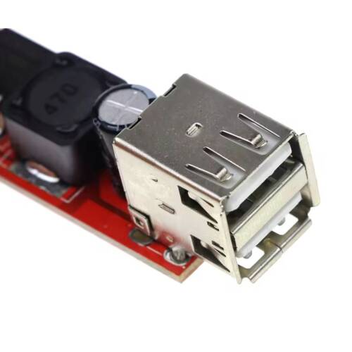 Dual USB Soket Output 9V/12V/24V/36V to 5VDC-DC 3A Step-Down Araç Şarj - 8