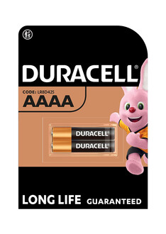 Duracell Alkaline MN2500 with AAAA Battery 2Pcs - 1