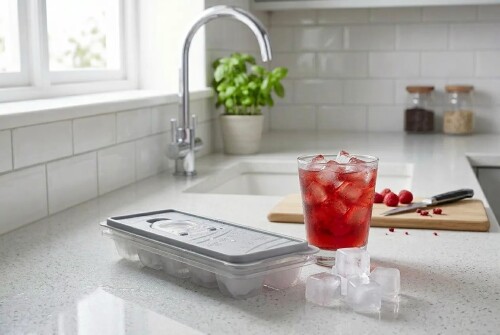 Eco Buzmatik Kapaklı Sızdırmaz Dolum Ağızlı Buz Kalıbı - 2