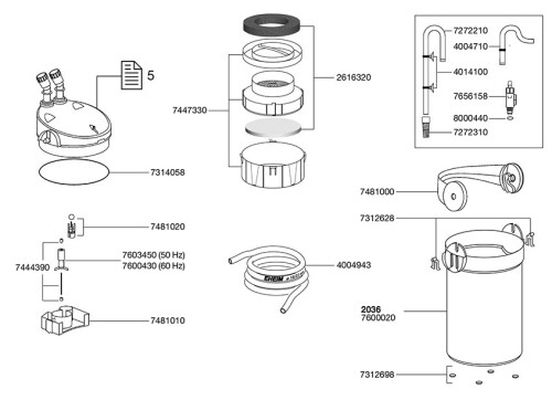 EHEIM Ecco Pro 300 Dış Filtre 750 L/H – Sessiz ve Enerji Tasarruflu Akvaryum Filtre Sistemi - 4