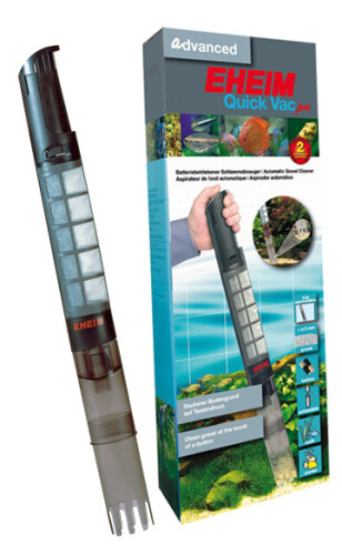 EHEIM Quick Vac Pro Otomatik Dip Süpürgesi – Akvaryum Kum Temizleme Cihazı (Pilli) - 1