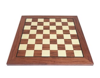 El Yapımı Ahşap Satranç Tablası Gül 50x50cm - 2