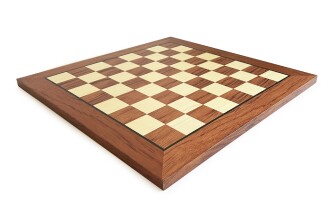 El Yapımı Ahşap Satranç Tablası Gül 50x50cm - 5