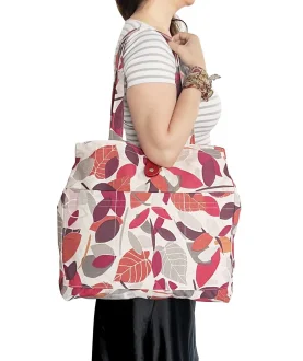 El Yapımı Pamuklu Kadın Omuz Çantası Renkli Desenli  - 5