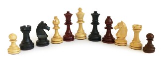 Handmade Boxwood Chess Pieces Classic Design 85mm (3.3") Wooden Figures
