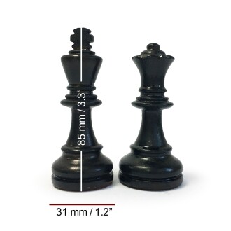 El Yapımı Şimşir Ahşap Satranç Taşı Özel At 85mm - 4