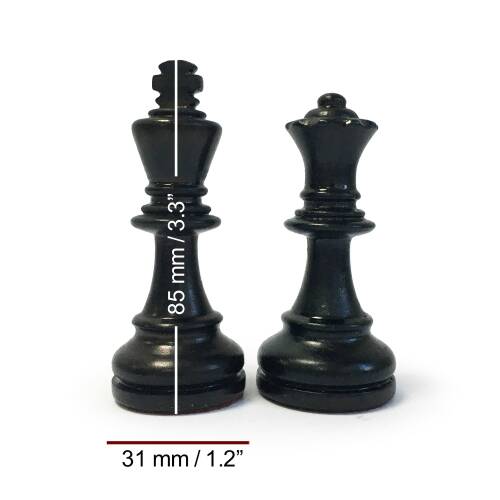 El Yapımı Şimşir Ahşap Satranç Taşı Özel At 85mm - 4