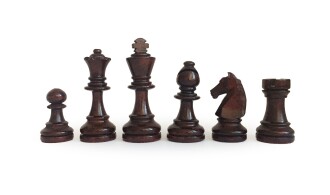 El Yapımı Şimşir Ahşap Satranç Taşı Özel At 85mm - 10