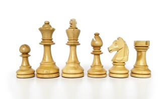 El Yapımı Şimşir Ahşap Satranç Taşı Özel At Büyük 90mm - 9