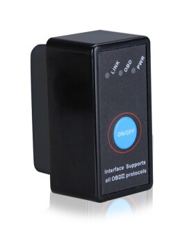 ELM327 On/Off iOS Android Windows Auto Diagnostic Scanner Code Reader OBD2
