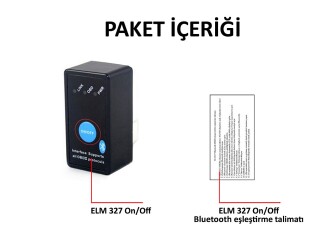 ELM327 On/Off  Araç Arıza Tespit Cihazı OBD2 V2.1 - 8