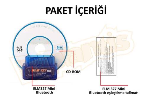 ELM327 Super Mini Bluetooth OBD2 Araç Arıza Tespit - 8