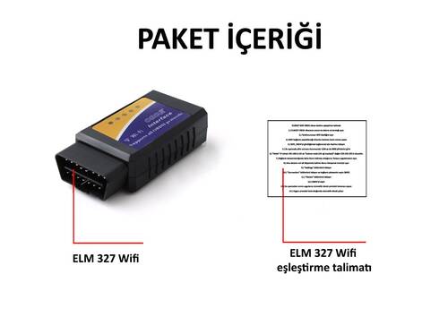 ELM327 WiFi Araç Arıza Tespit Cihazı OBD2 V1.5