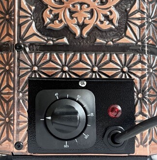 Emsalsan Bakır Elektrikli Nostaljik Semaver Çay Kazanı 3L Eskitme Vernikli - 5