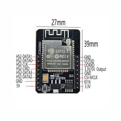 ESP32-CAM WiFi Bluetooth Geliştirme Kartı