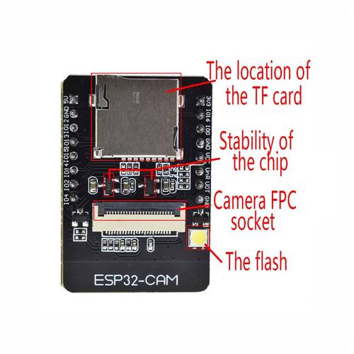 ESP32-CAM WiFi Bluetooth Geliştirme Kartı