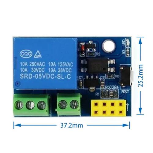 ESP8266 ESP-01S Röle Modülü WiFi Plus ESP-01S - 4