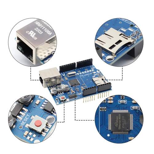 Ethernet W5100 Shield Klon