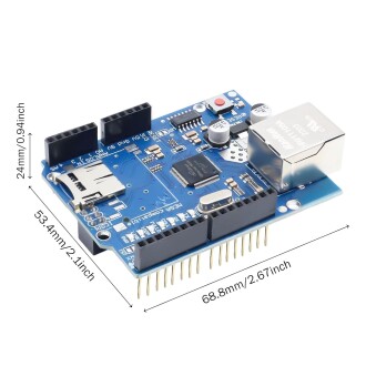 Ethernet W5100 Shield Klon - 4