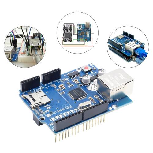 Ethernet W5100 Shield Klon - 6