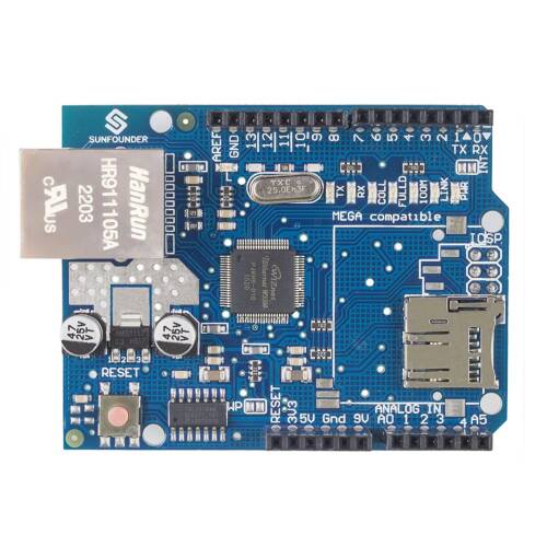 Ethernet W5100 Shield Klon - 9