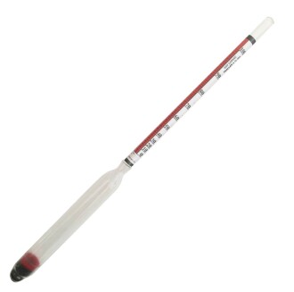 Eurodensimeter 0-100 20C Alcohol Hydrometer