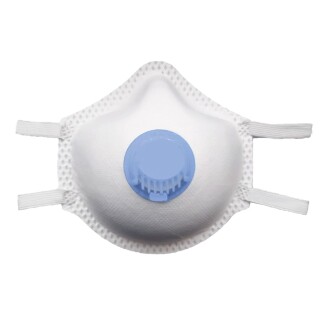 FFP2 Toz Maskesi Ventilli Konik Maske Filtreli Koruyucu Maske 