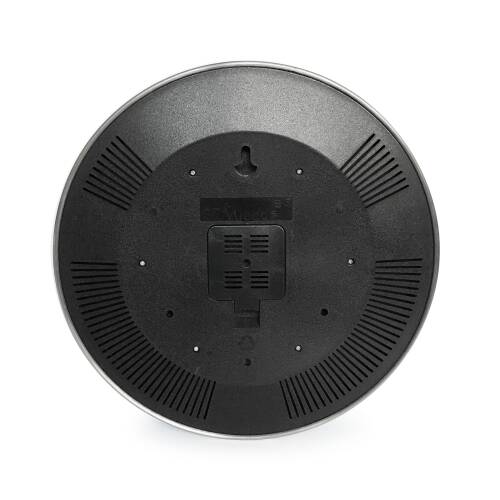 Gemlead Duvar Saati Termometre Nem Ölçer Beyaz Paslanmaz Çelik Gövde Sessiz Akar Saniye - 9