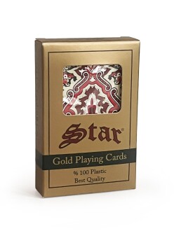 Gold 100% Plastik No:1 Oyun Kağıdı Halı Desen - 2