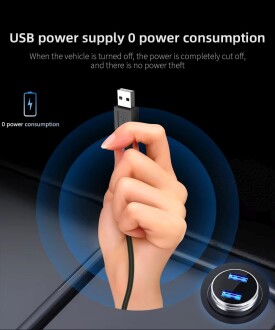 GPS Hız Ölçer Araç Motorsiklet Hız Göstergesi Dijital USB Beslemeli Otomatik Aç Kapa 5V - 9