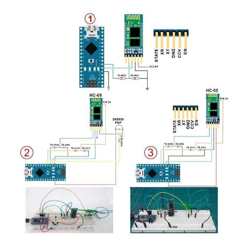HC-06 Kablosuz Bluetooth Modülü Serial Port Slave Bluetooth Module
