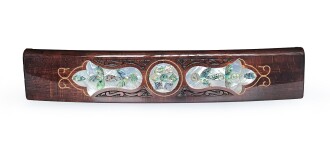 Helena Wood Art Abalone Yeşil Sedef Kakma Ahşap Okey Takımı El Yapımı - 6