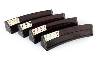 Helena Wood Art Abalone Yeşil Sedef Kakma Ahşap Okey Takımı El Yapımı - 7