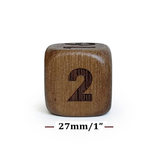 Helena Wood Art Ahşap Vido Zar 27x27mm - 2