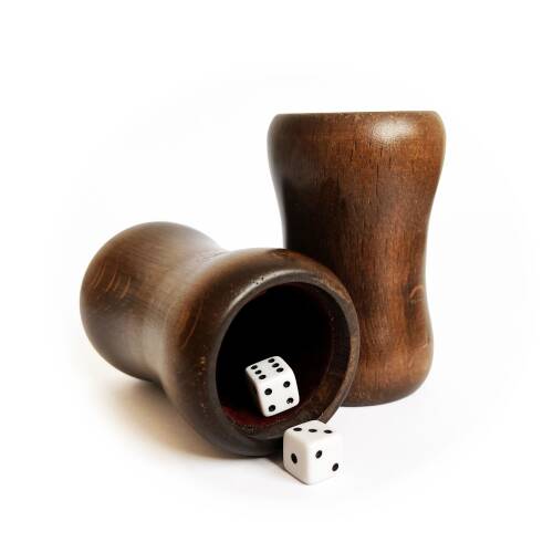 Helena Wood Art Ahşap Zar Fincanı Çifti - 2