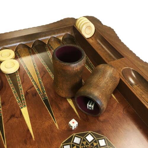 Helena Wood Art Ahşap Zar Fincanı Çifti - 6