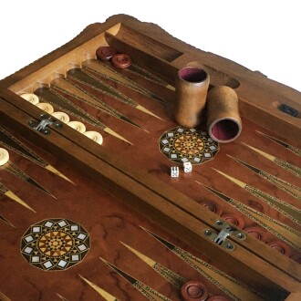 Helena Wood Art Ahşap Zar Fincanı Çifti - 7