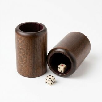 Helena Wood Art Ahşap Zar Fincanı Çifti - 7