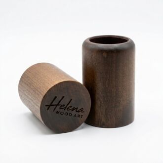 Helena Wood Art Ahşap Zar Fincanı Çifti - 8