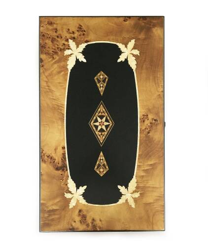 Helena Wood Art Asya Masif Ahşap Numaratörlü Tavla Seti El Yapımı Mazel - 2