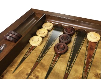 Helena Wood Art Asya Masif Ahşap Numaratörlü Tavla Seti El Yapımı Mazel - 7