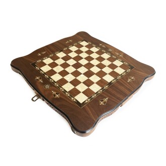 Helena Wood Art Carvo El Yapımı Orta Boy Ahşap Tavla Seti - 8