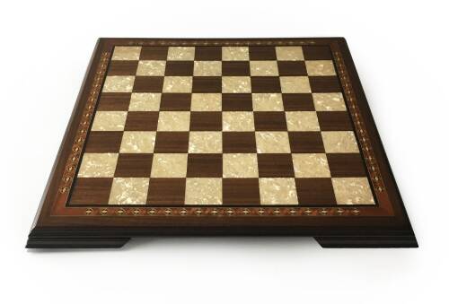 Helena Wood Art El Yapımı Ahşap Satranç Tablası 48cm - 2