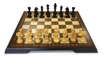 Helena Wood Art El Yapımı Ahşap Satranç Takımı - 2