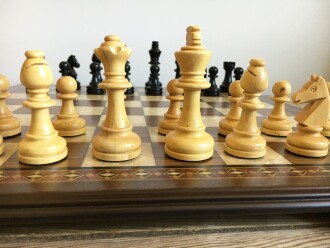 Helena Wood Art El Yapımı Ahşap Satranç Takımı - 8