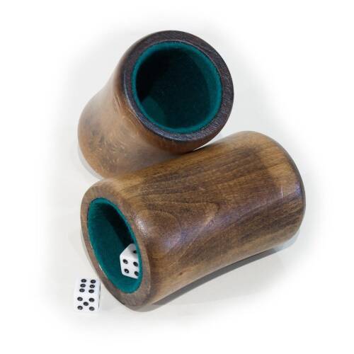 Helena Wood Art Genius El Oyması Ahşap Tavla Seti Ceviz - 6